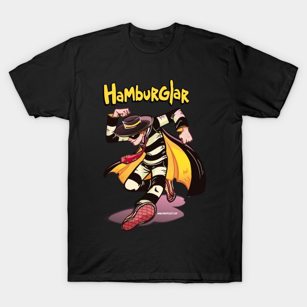 Hamburglar - Circle Jerks logo style T-Shirt by dangerjazz